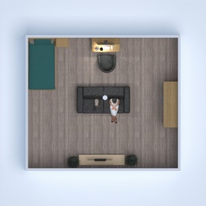 planos casa bricolaje dormitorio 3d