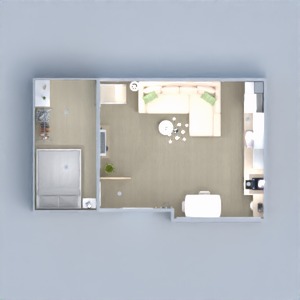 floorplans apartamento utensílios domésticos 3d