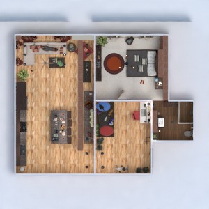 floorplans 公寓 家具 装饰 diy 浴室 卧室 客厅 厨房 3d