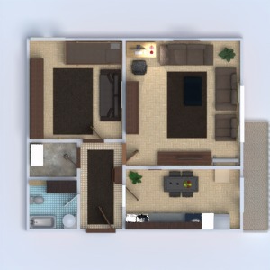 floorplans butas terasa baldai dekoras vonia miegamasis svetainė virtuvė apšvietimas namų apyvoka valgomasis аrchitektūra 3d
