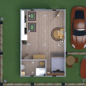 planos apartamento bricolaje cuarto de baño dormitorio exterior 3d