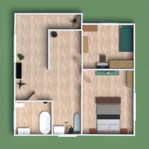 planos casa muebles salón hogar 3d