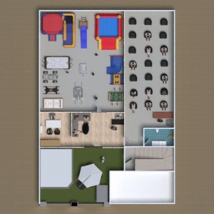 планировки квартира мебель 3d