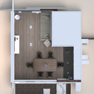 floorplans mieszkanie meble pokój dzienny kuchnia 3d