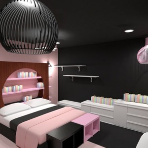 floorplans appartement chambre à coucher espace de rangement 3d