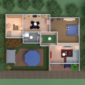 planos casa paisaje descansillo 3d