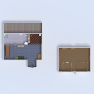 floorplans namas vonia svetainė garažas vaikų kambarys 3d