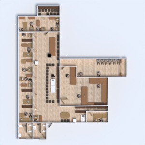 floorplans 家具 办公室 照明 改造 单间公寓 3d