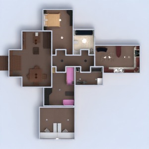 floorplans butas namas dekoras vonia miegamasis svetainė virtuvė vaikų kambarys apšvietimas namų apyvoka valgomasis studija 3d