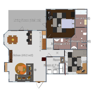 floorplans 家具 diy 卧室 照明 3d