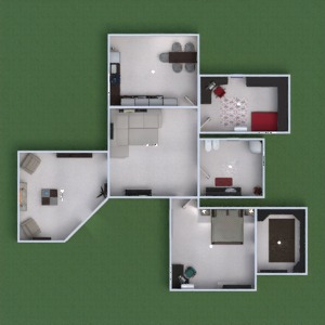 floorplans casa mobílias decoração faça você mesmo quarto quarto cozinha utensílios domésticos arquitetura despensa patamar 3d