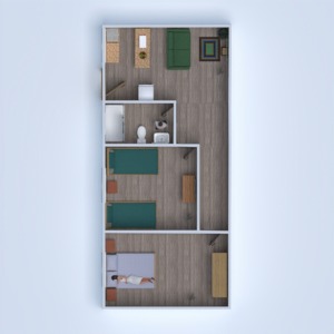 planos casa muebles bricolaje cocina exterior 3d