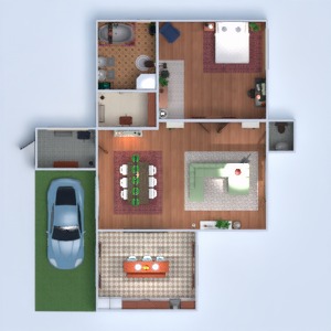floorplans namas baldai dekoras vonia miegamasis svetainė virtuvė namų apyvoka valgomasis prieškambaris 3d