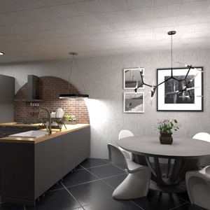 floorplans kuchnia oświetlenie 3d