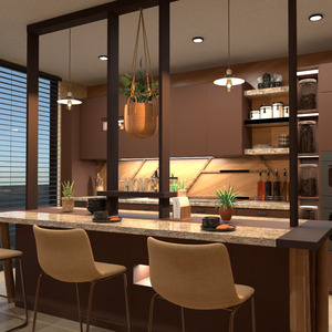 progetti decorazioni angolo fai-da-te cucina illuminazione 3d