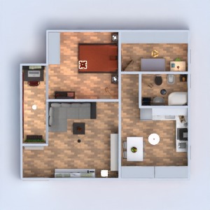 floorplans butas baldai dekoras vonia miegamasis svetainė virtuvė vaikų kambarys namų apyvoka аrchitektūra sandėliukas studija 3d
