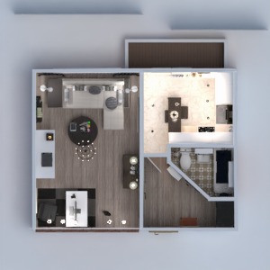 planos apartamento muebles decoración cuarto de baño dormitorio salón cocina iluminación reforma comedor trastero 3d