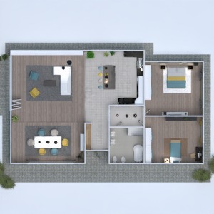 floorplans 独栋别墅 3d