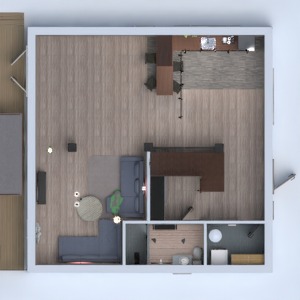 floorplans 独栋别墅 装饰 浴室 餐厅 3d