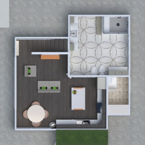 floorplans 独栋别墅 家具 浴室 卧室 客厅 厨房 3d