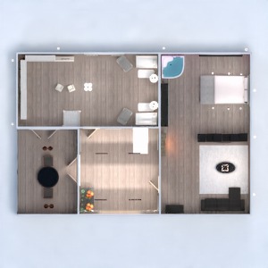 floorplans maison chambre à coucher salon chambre d'enfant eclairage salle à manger 3d