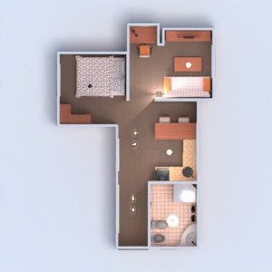 floorplans appartement maison meubles décoration salle de bains chambre à coucher salon cuisine chambre d'enfant salle à manger studio 3d