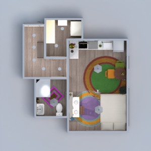 floorplans appartement meubles décoration diy chambre à coucher cuisine rénovation salle à manger studio entrée 3d
