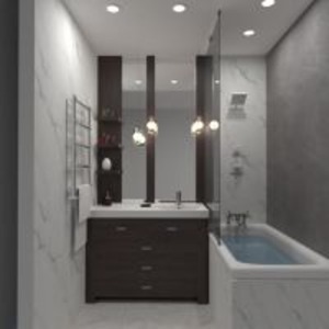 floorplans butas namas baldai vonia apšvietimas renovacija 3d
