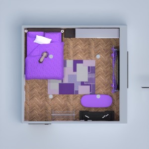 планировки дом спальня 3d
