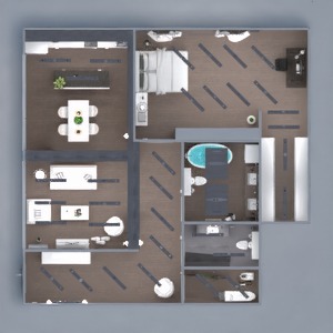 floorplans apartamento mobílias decoração faça você mesmo banheiro quarto quarto cozinha iluminação reforma despensa estúdio patamar 3d