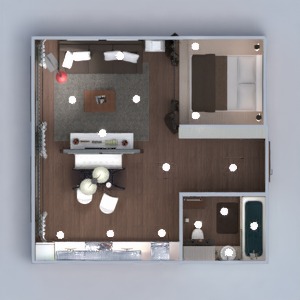 floorplans butas vonia svetainė virtuvė 3d