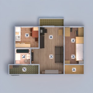floorplans appartement meubles décoration diy salle de bains chambre à coucher salon cuisine eclairage rénovation maison espace de rangement entrée 3d