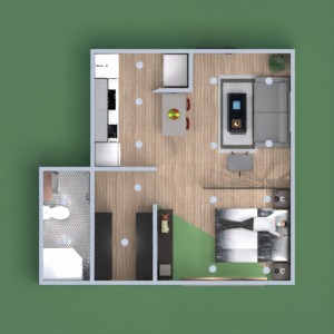 floorplans 公寓 独栋别墅 家具 浴室 厨房 3d