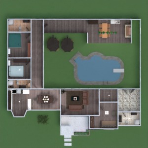 planos casa bricolaje paisaje descansillo 3d