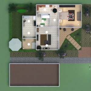 floorplans namas kraštovaizdis 3d