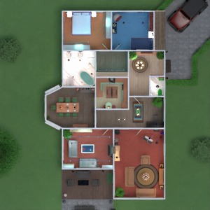 floorplans mieszkanie dom taras wystrój wnętrz łazienka sypialnia pokój dzienny kuchnia na zewnątrz pokój diecięcy jadalnia architektura 3d