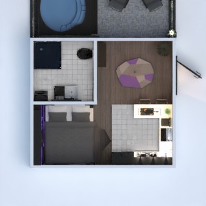 floorplans mieszkanie łazienka sypialnia kuchnia mieszkanie typu studio 3d