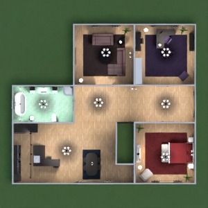 floorplans mieszkanie dom taras meble wystrój wnętrz sypialnia pokój dzienny kuchnia biuro remont 3d