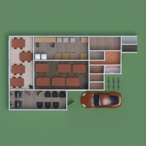 floorplans wohnzimmer küche café esszimmer 3d