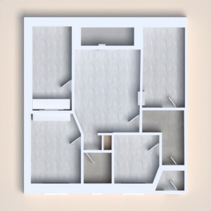 floorplans 单间公寓 3d