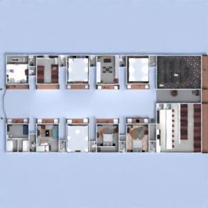 floorplans 改造 储物室 露台 家电 公寓 3d
