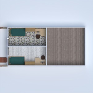 floorplans maison meubles garage eclairage espace de rangement 3d