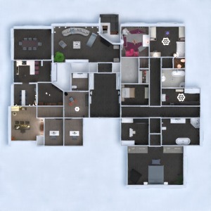 planos casa bricolaje dormitorio despacho reforma 3d