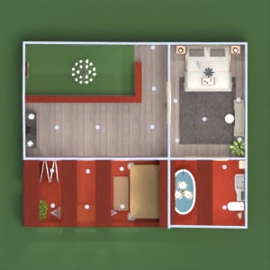 floorplans apartment house bathroom bedroom garage 3d