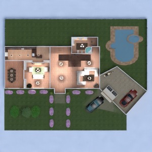 floorplans dom wystrój wnętrz łazienka sypialnia kuchnia jadalnia architektura 3d