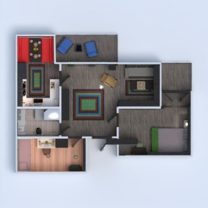 floorplans apartamento mobílias decoração faça você mesmo banheiro quarto quarto cozinha quarto infantil sala de jantar 3d