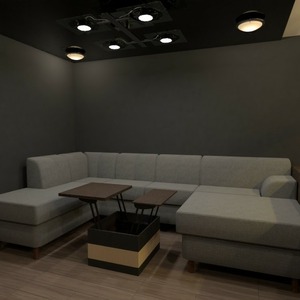 floorplans svetainė virtuvė studija prieškambaris 3d