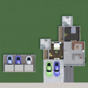floorplans namas vonia miegamasis svetainė renovacija 3d