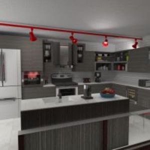 floorplans butas terasa baldai svetainė virtuvė apšvietimas valgomasis studija 3d