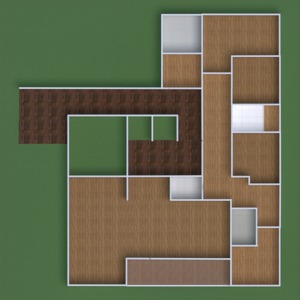 планировки квартира спальня кухня столовая 3d
